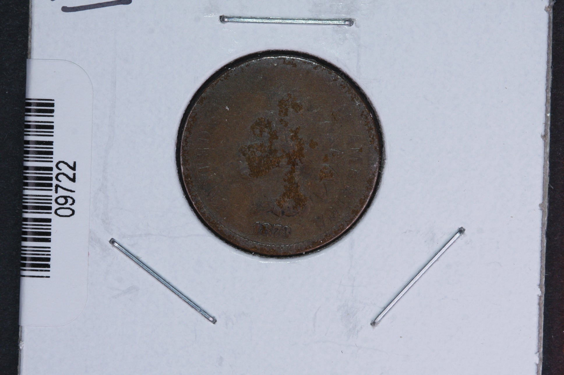 1873 Indian Head Small Cent. Affordable Collectible Coin. Store # 09722