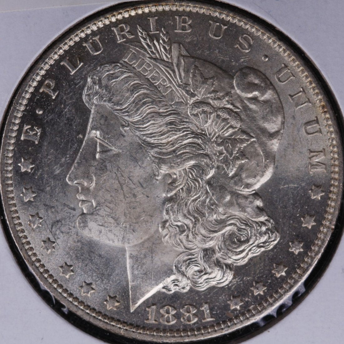 1881-O Morgan Dollar, Mint State Uncirculated Coin, Store #DR0013