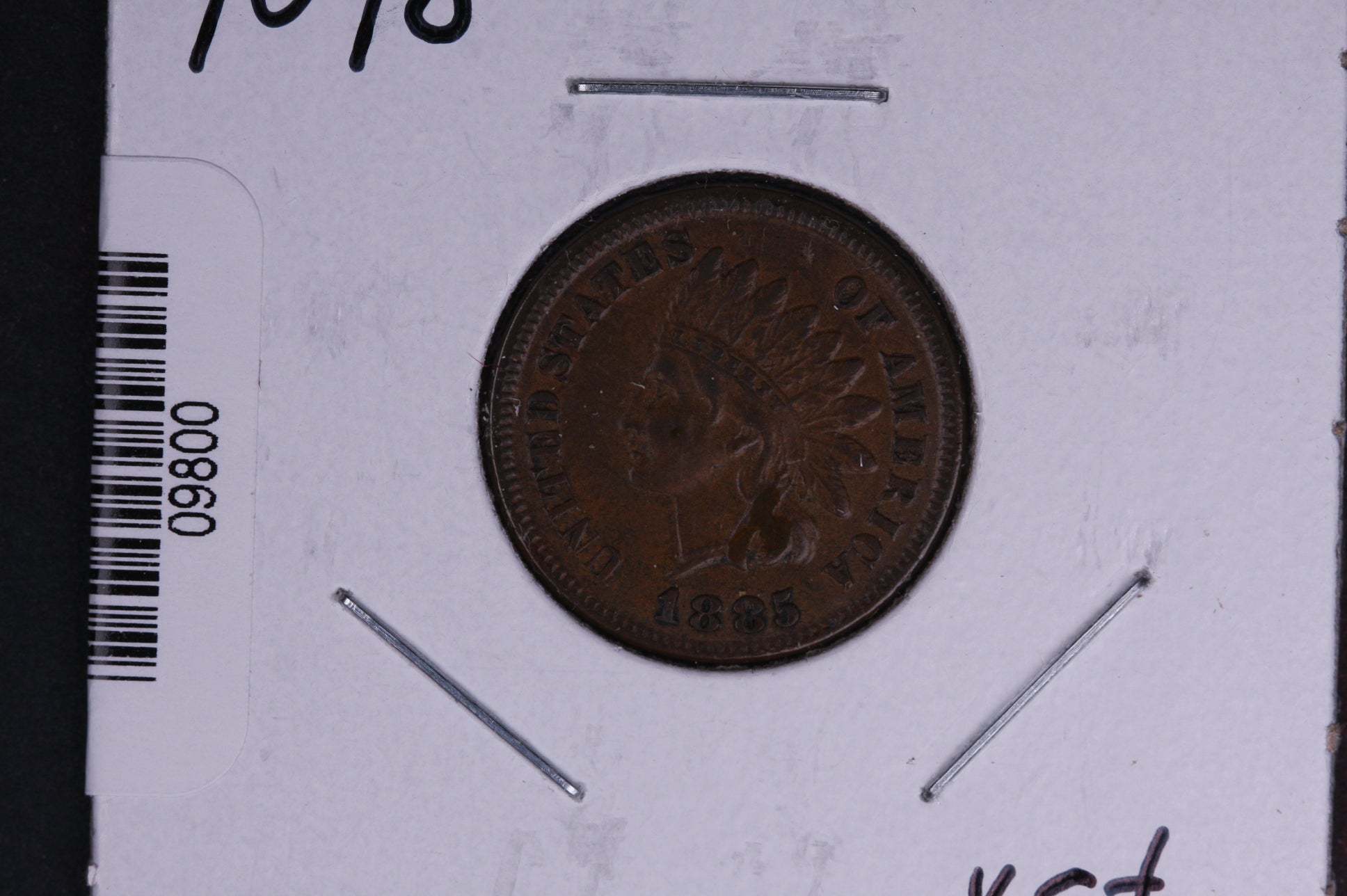 1885 Indian Head Small Cent. Affordable Collectible Coin. Store # 09800