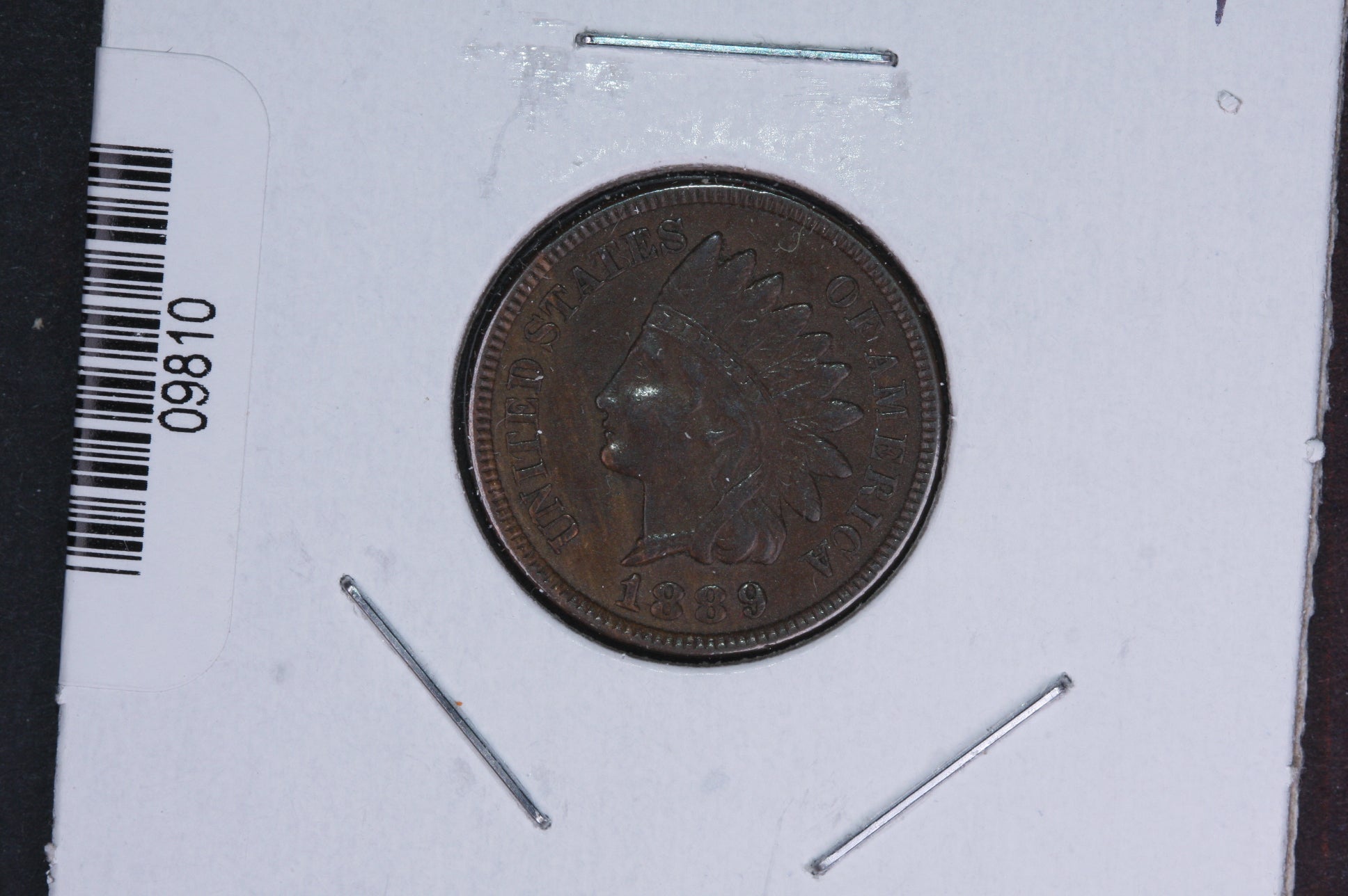 1889 Indian Head Small Cent. Affordable Collectible Coin. Store # 09810