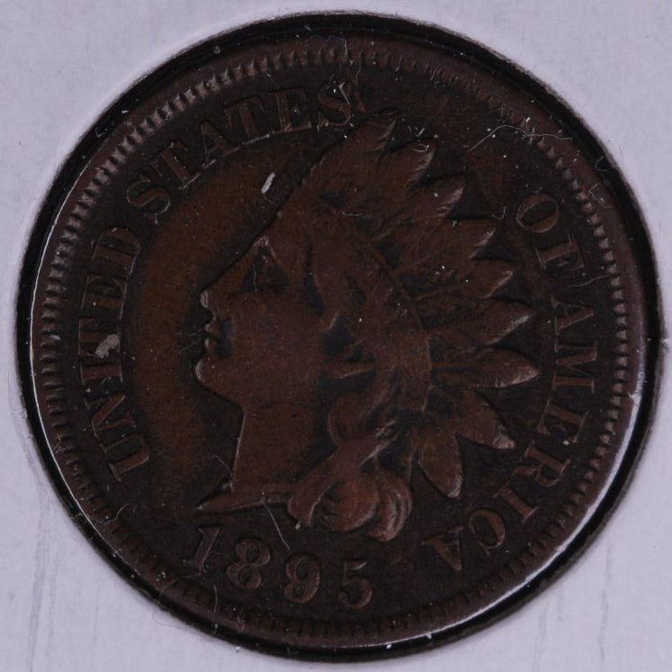 1895 Indian Head Small Cent. Affordable Collectible Coin. Store #CT1503