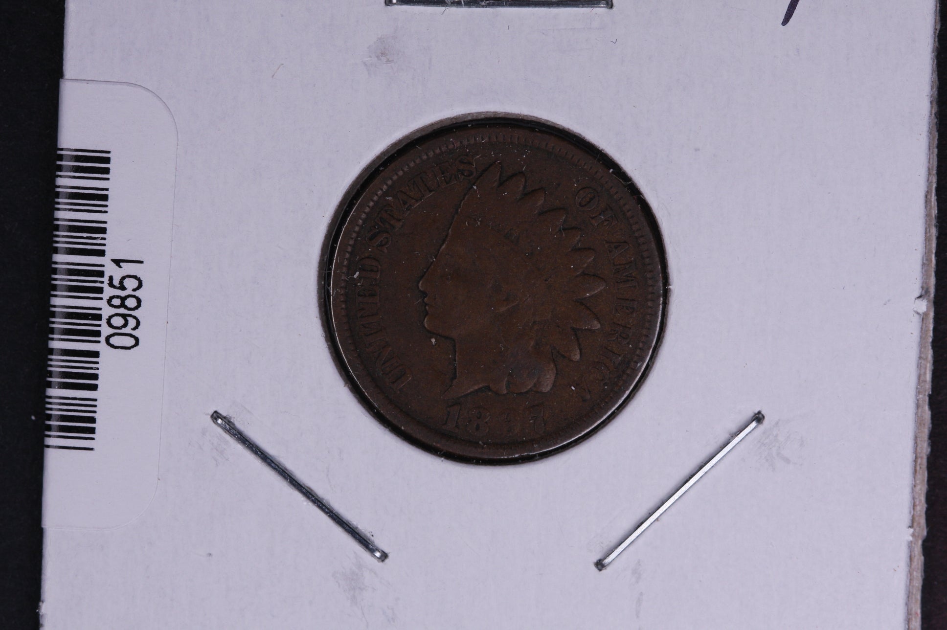1897 Indian Head Small Cent. Affordable Collectible Coin. Store # 09851