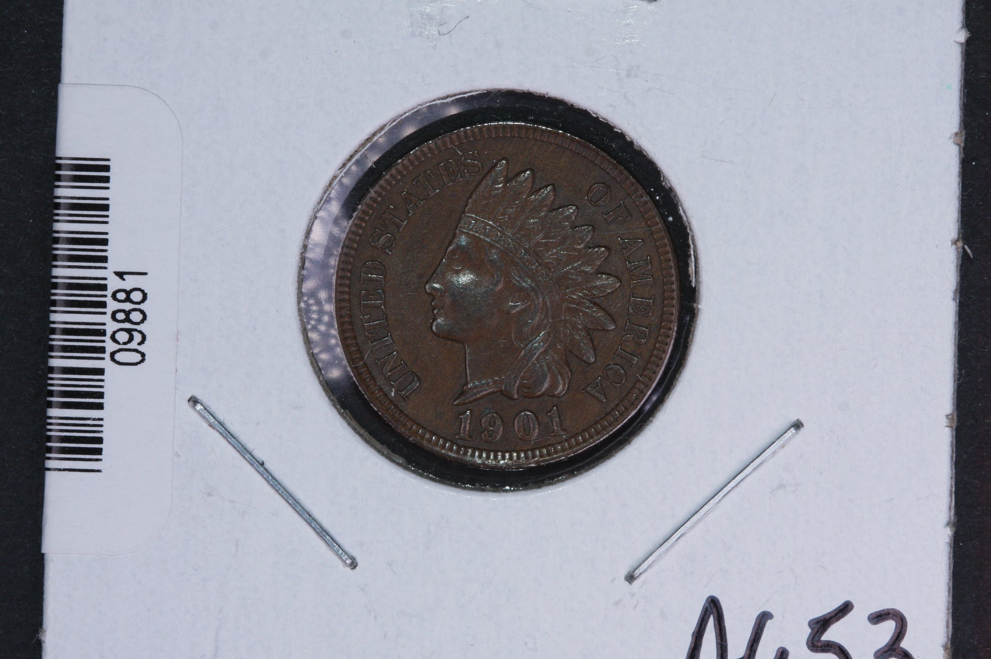 1901 Indian Head Small Cent. Affordable Collectible Coin. Store # 09881
