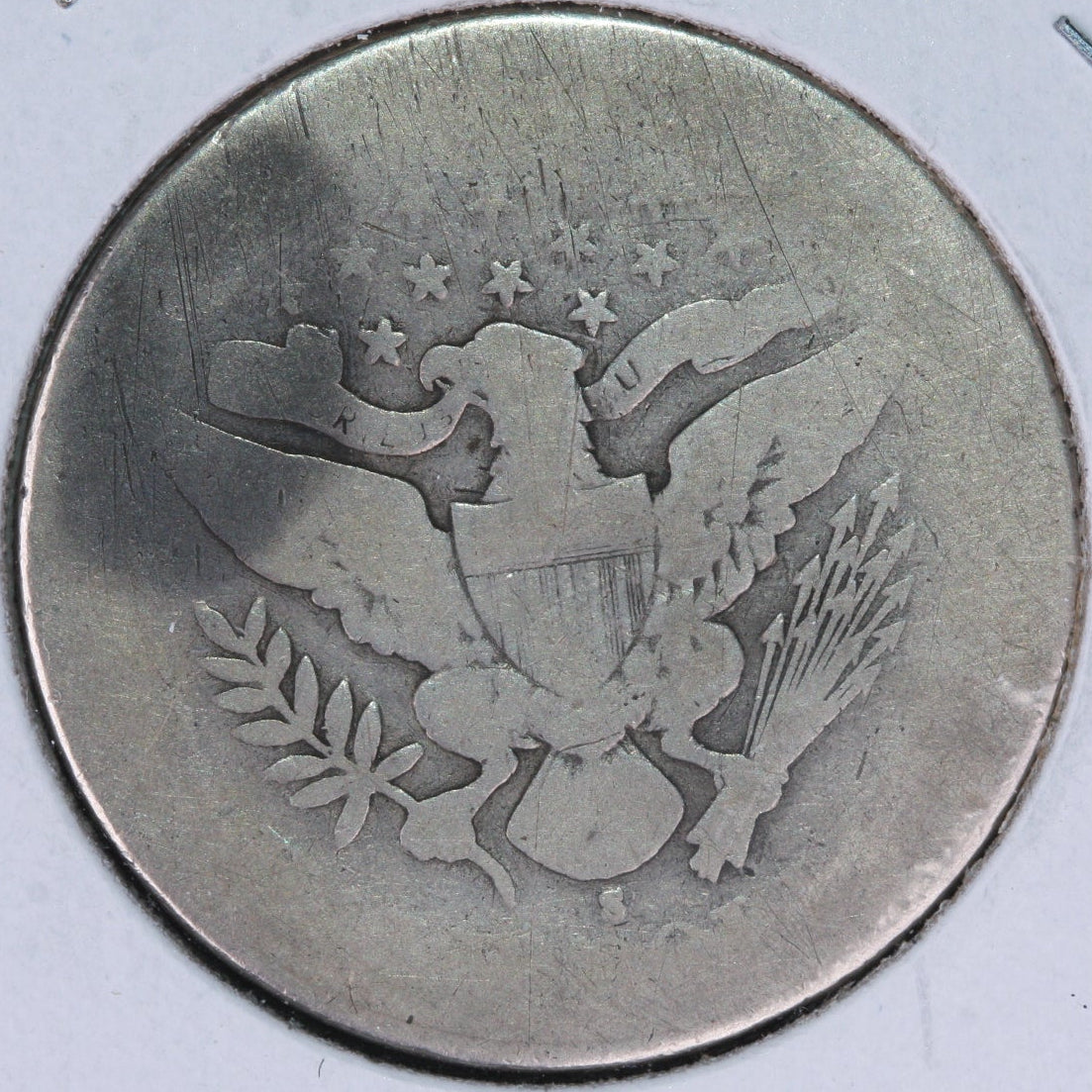 1897-S Barber Half Dollar, About Good Circulated Coin, Store #HR213