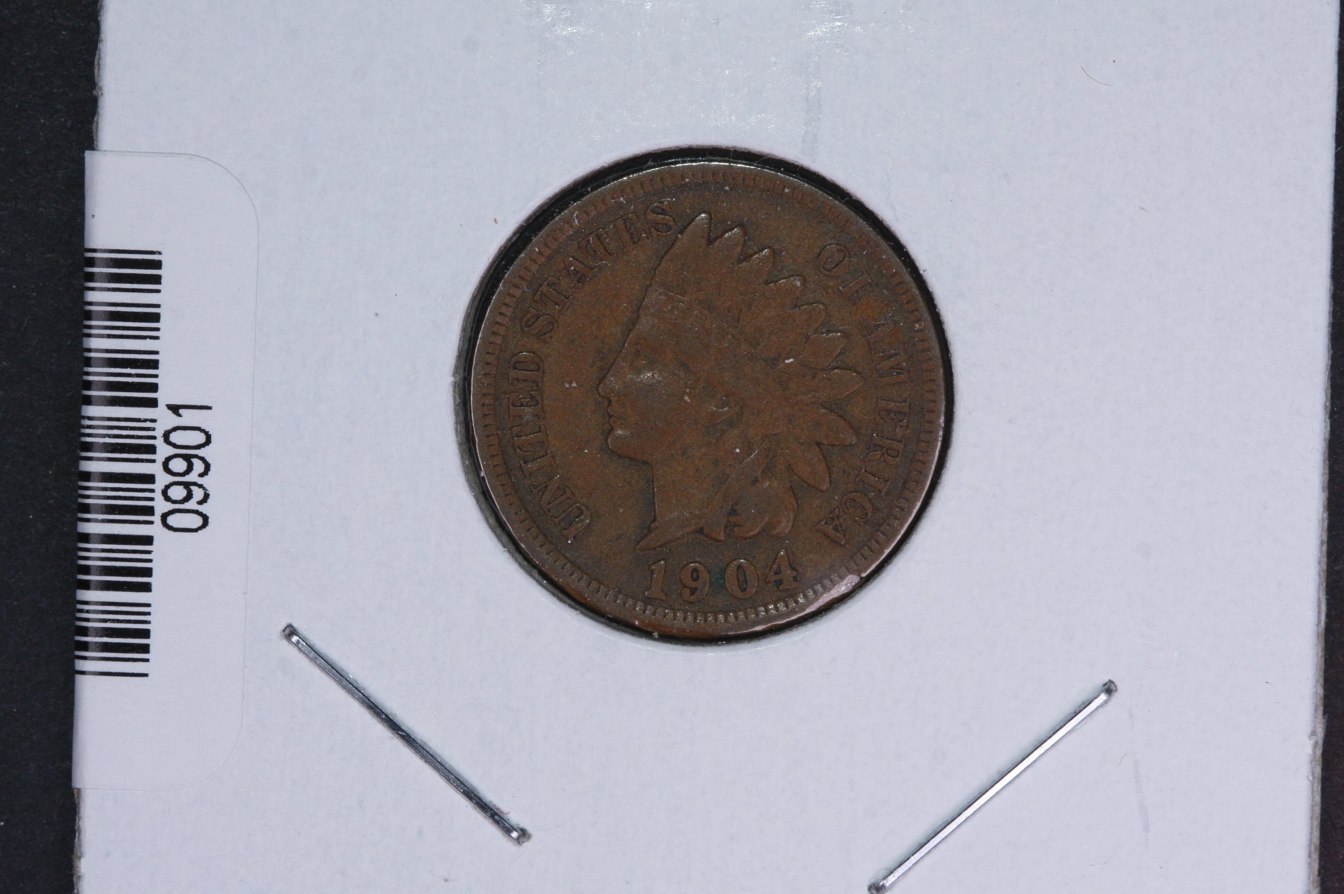 1904 Indian Head Small Cent. Affordable Collectible Coin. Store # 09901