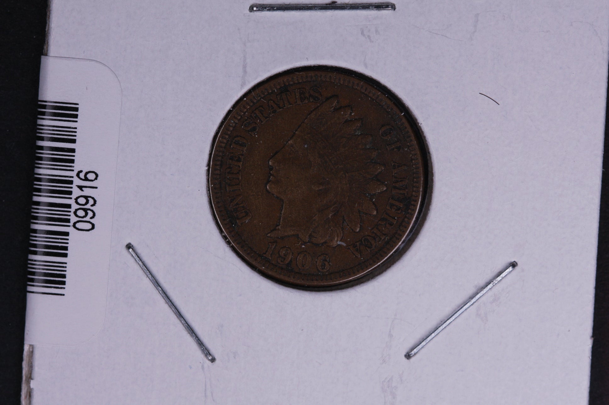 1906 Indian Head Small Cent. Affordable Collectible Coin. Store # 09916