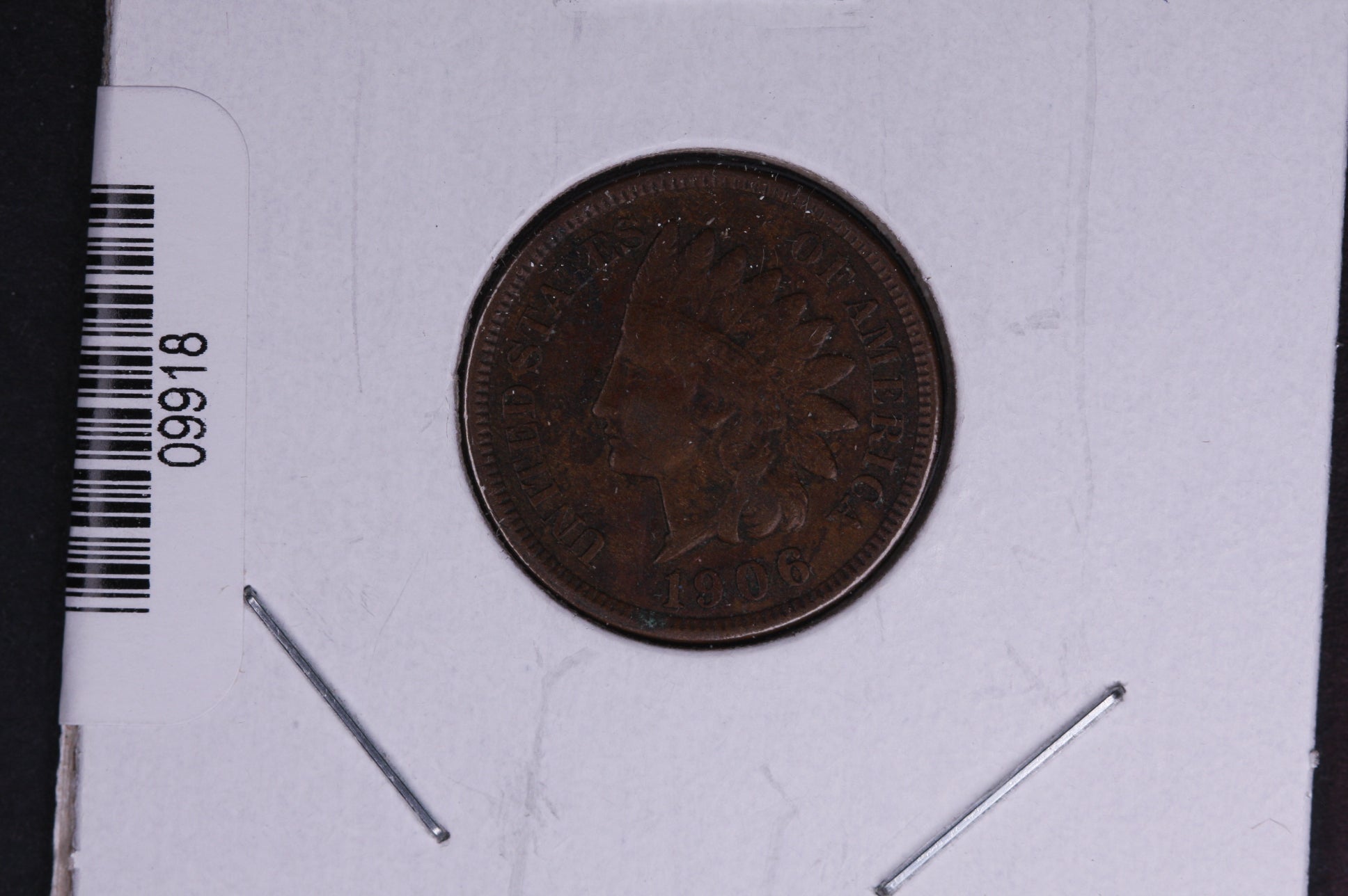 1906 Indian Head Small Cent. Affordable Collectible Coin. Store # 09918