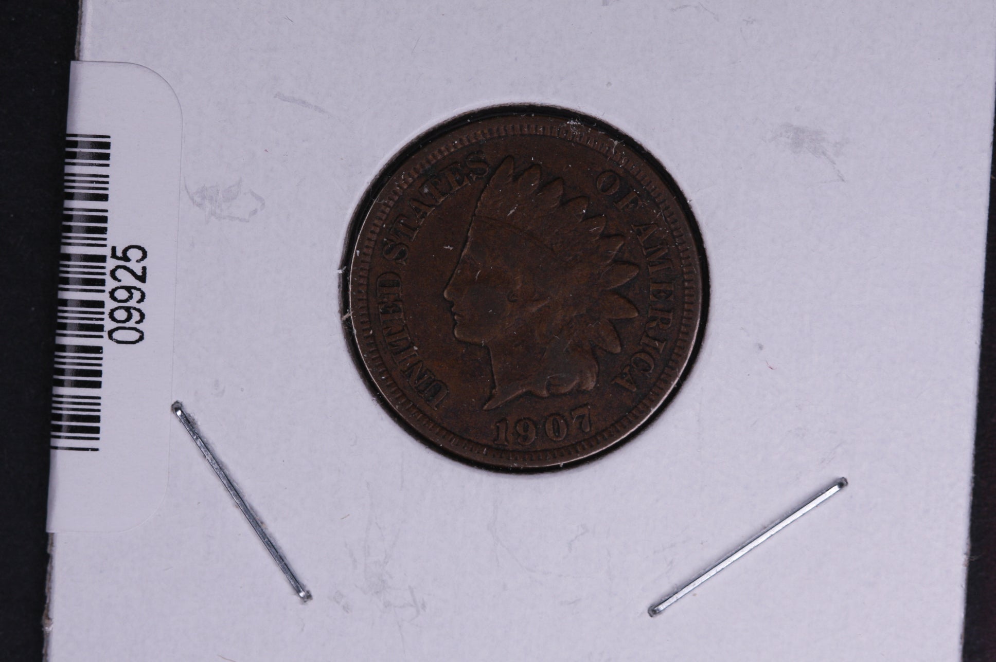 1907 Indian Head Small Cent. Affordable Collectible Coin. Store # 09925