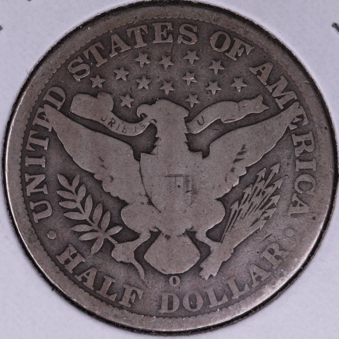 1900-O Barber Half Dollar, Very Circulated Coin. View all photos. #HR249