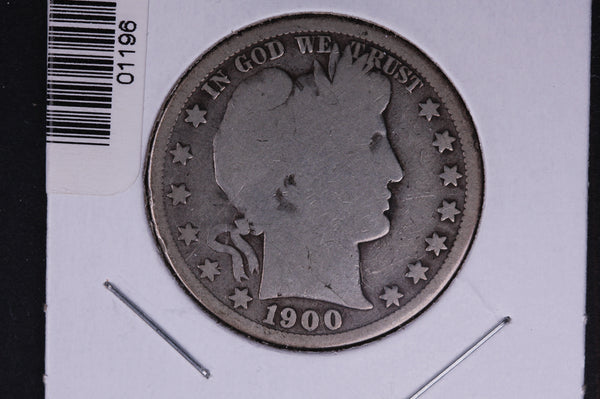 1900-S Barber Half Dollar. Average Circulated Coin. View all photos. #01196