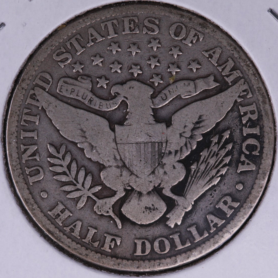 1901 Barber Half Dollar, Very Good+ Circulated Coin, Store #HR257