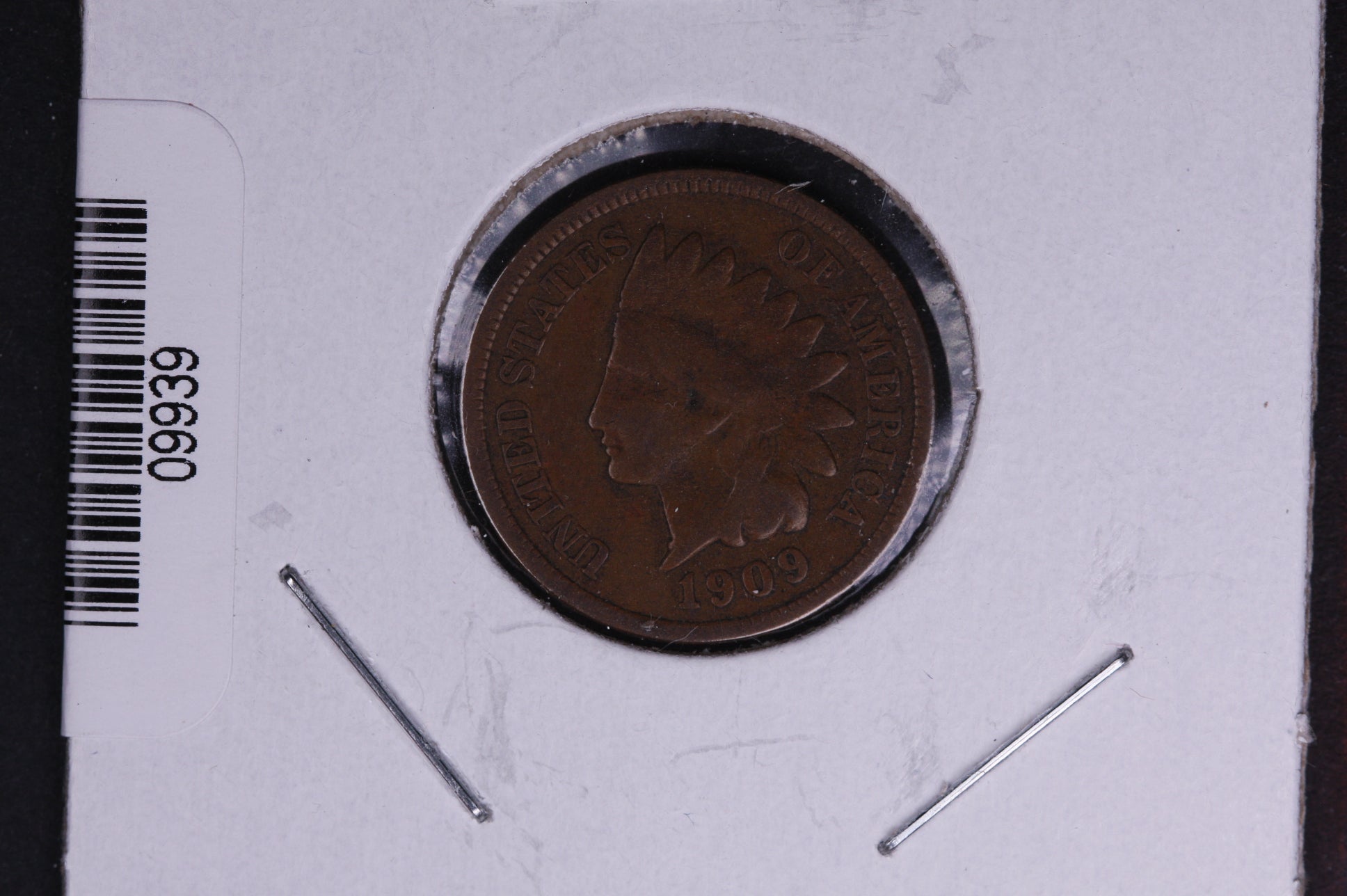 1909 Indian Head Small Cent. Affordable Collectible Coin. Store # 09939