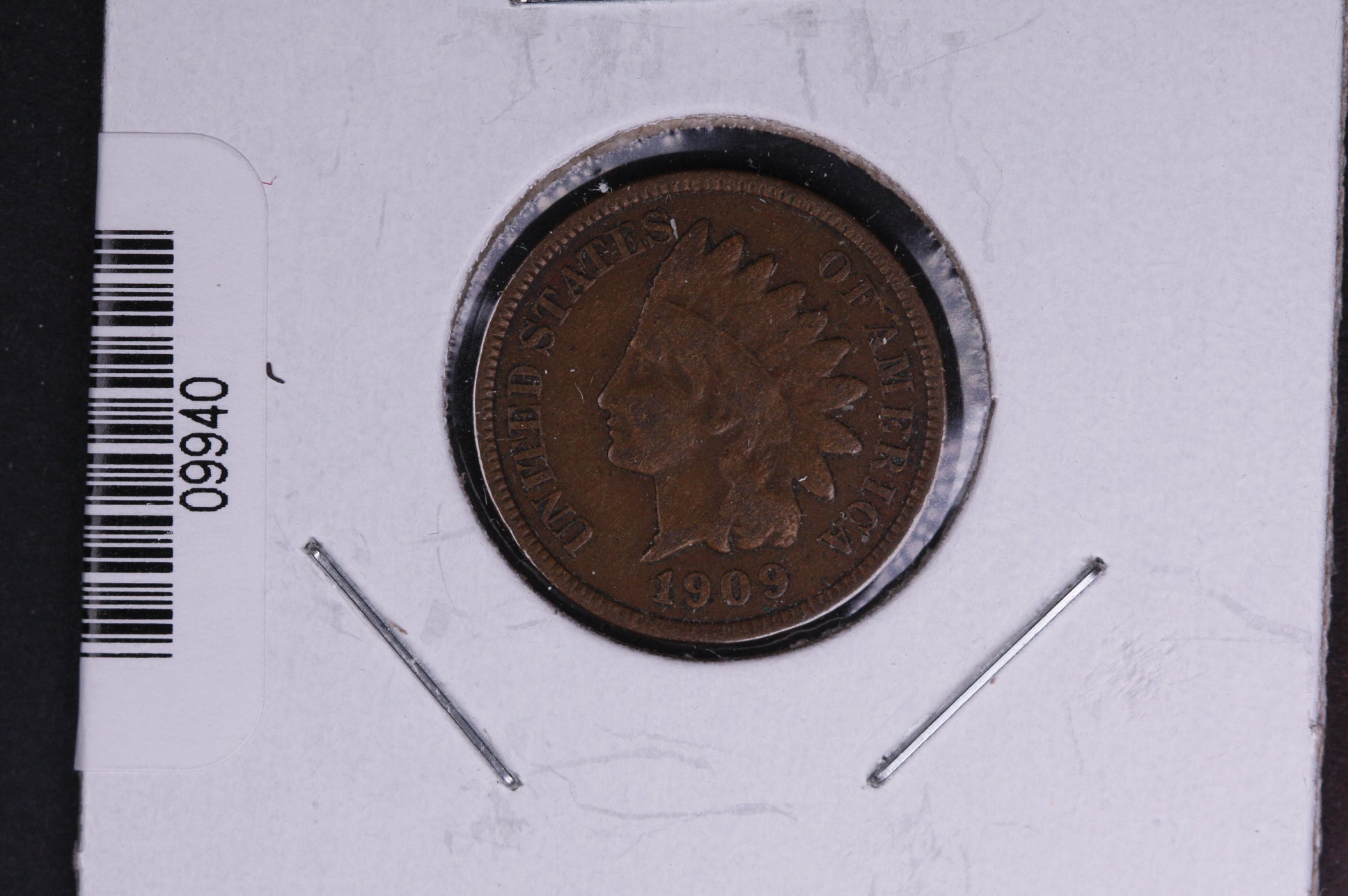 1909 Indian Head Small Cent. Affordable Collectible Coin. Store # 09940