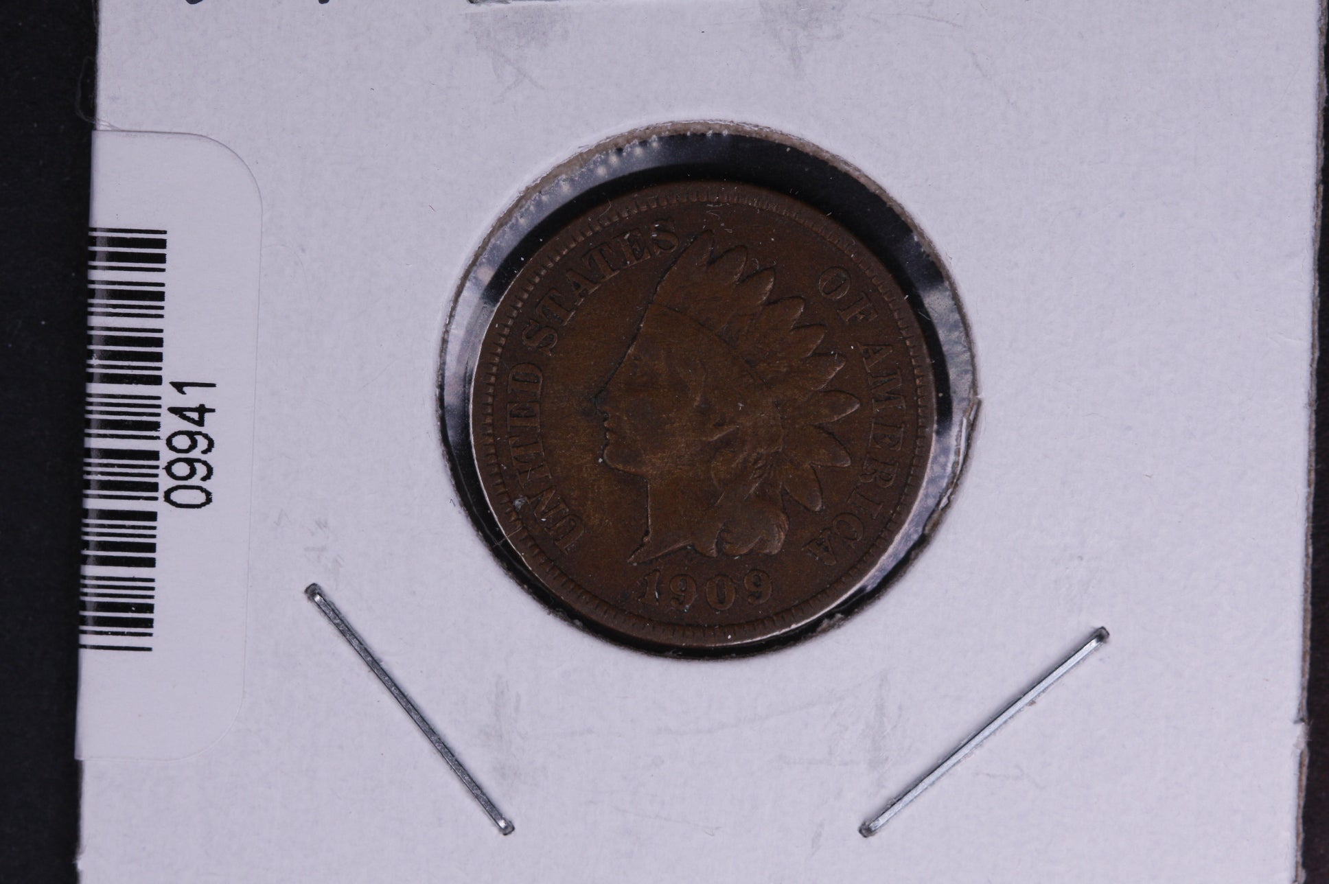1909 Indian Head Small Cent. Affordable Collectible Coin. Store # 09941