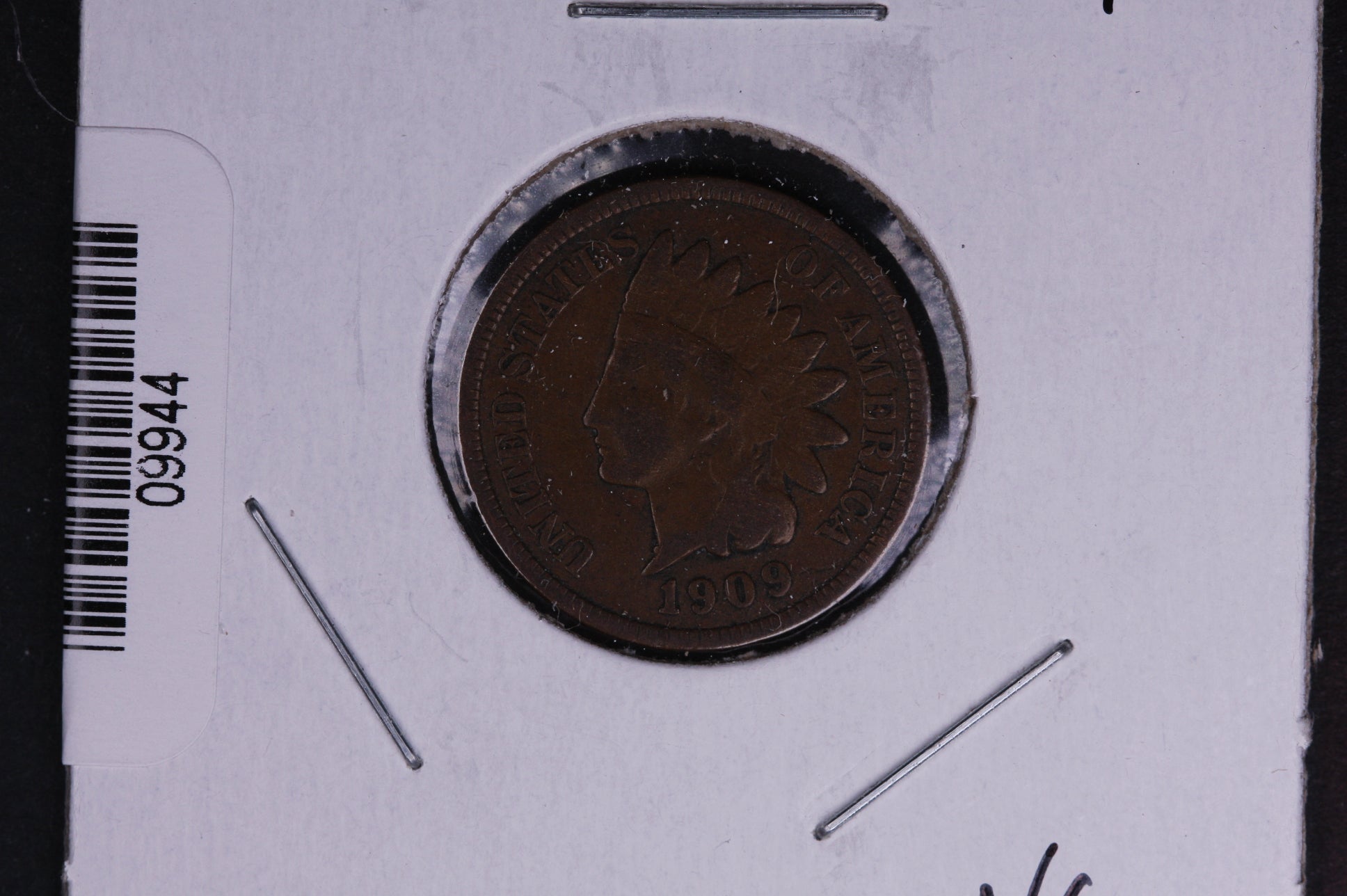 1909 Indian Head Small Cent. Affordable Collectible Coin. Store # 09944