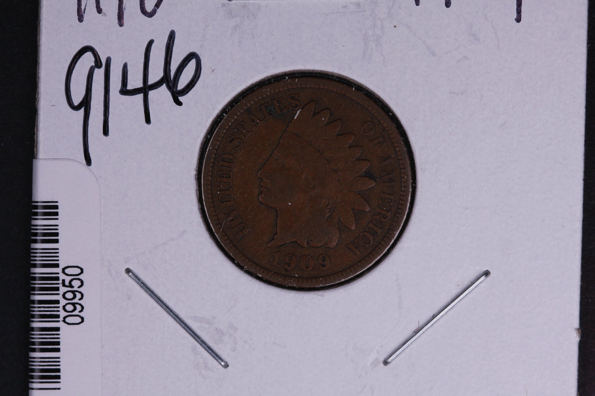 1909 Indian Head Small Cent. Affordable Collectible Coin. Store # 09950