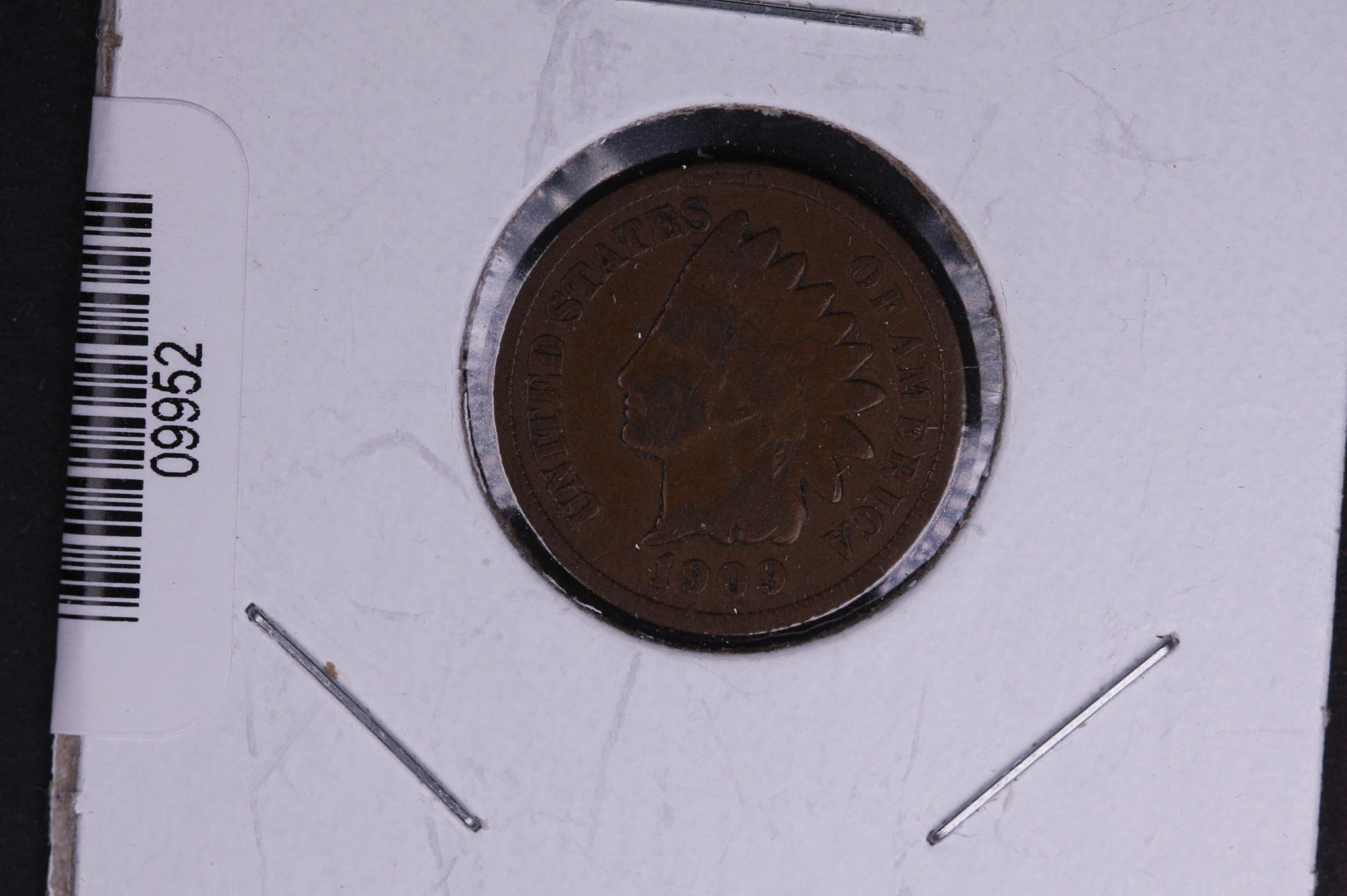 1909 Indian Head Small Cent. Affordable Collectible Coin. Store # 09952