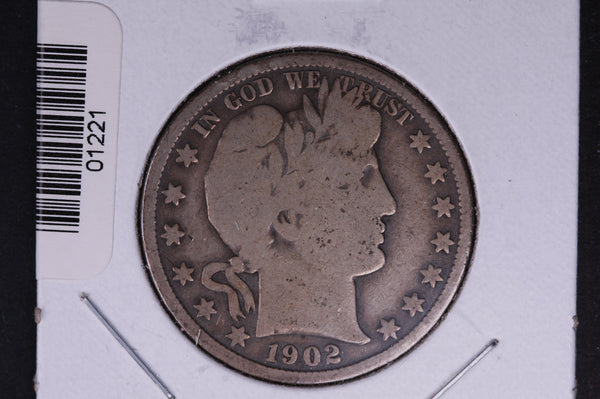 1902 Barber Half Dollar. Average Circulated Coin. View all photos. #01221