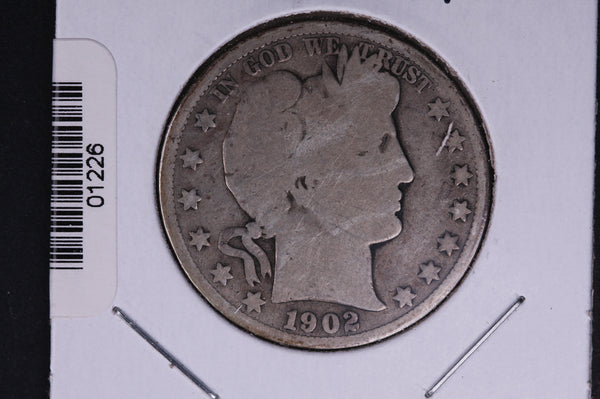 1902-O Barber Half Dollar. Average Circulated Coin. View all photos. #01226