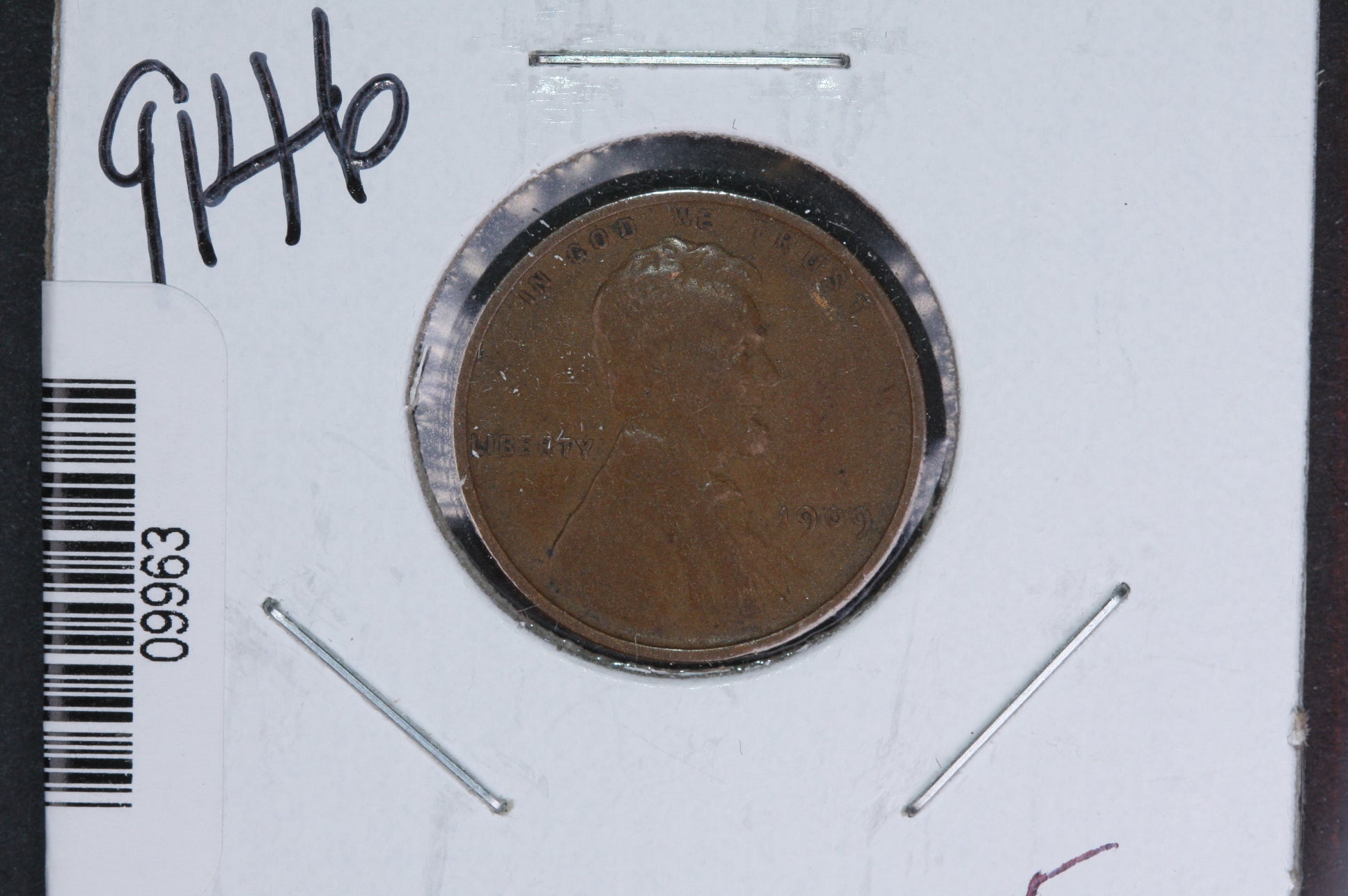 1909 Lincoln Wheat Small Cent. Affordable Collectible Coin. Store # 09963