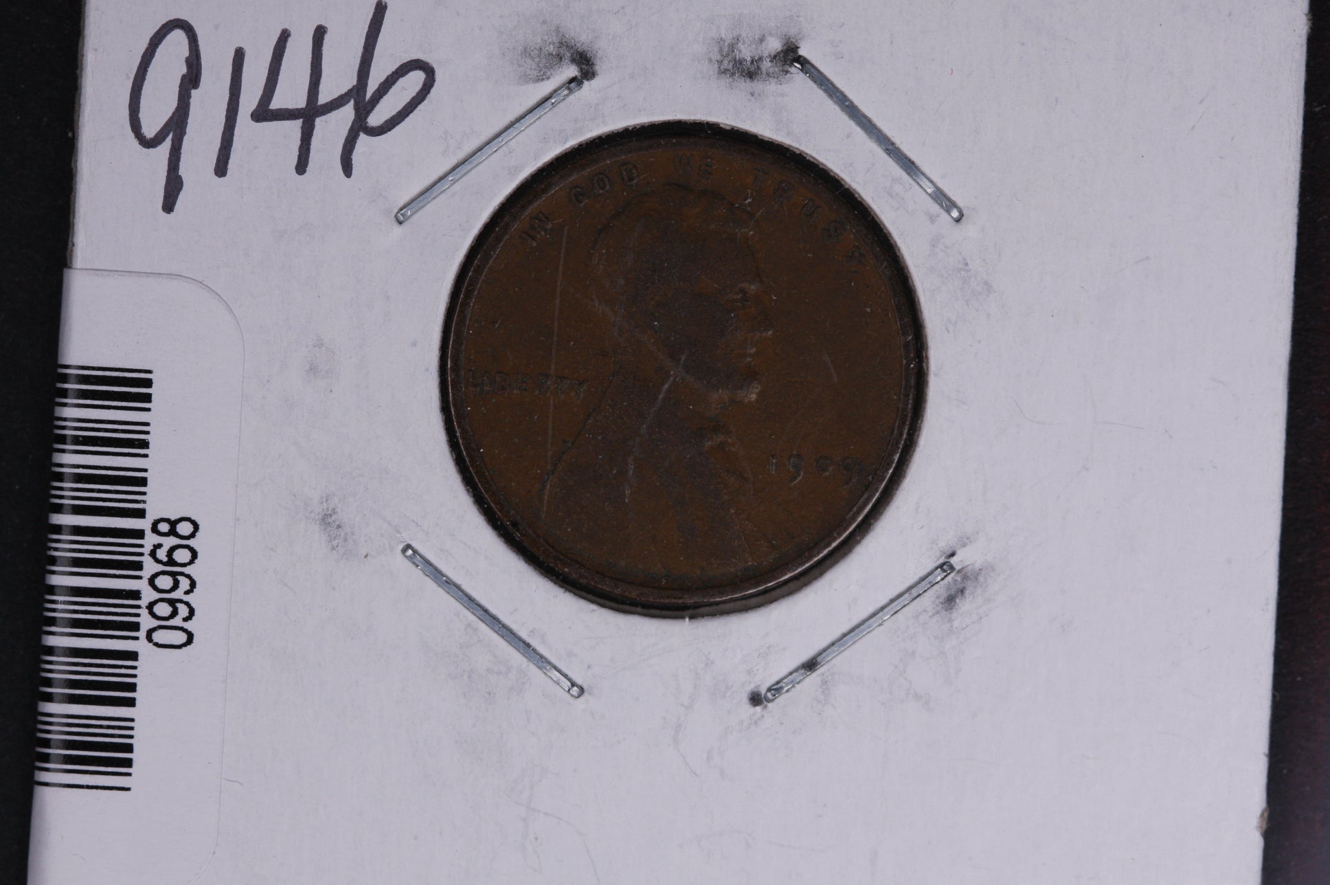 1909 Lincoln Wheat Small Cent. Affordable Collectible Coin. Store # 09968