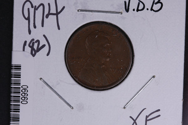 1909 Lincoln Wheat Small Cent, V.D.B.  Affordable Collectible Coin. Store # 09990