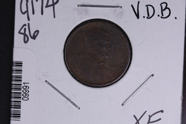 1909 Lincoln Wheat Small Cent, V.D.B.  Affordable Collectible Coin. Store # 09991