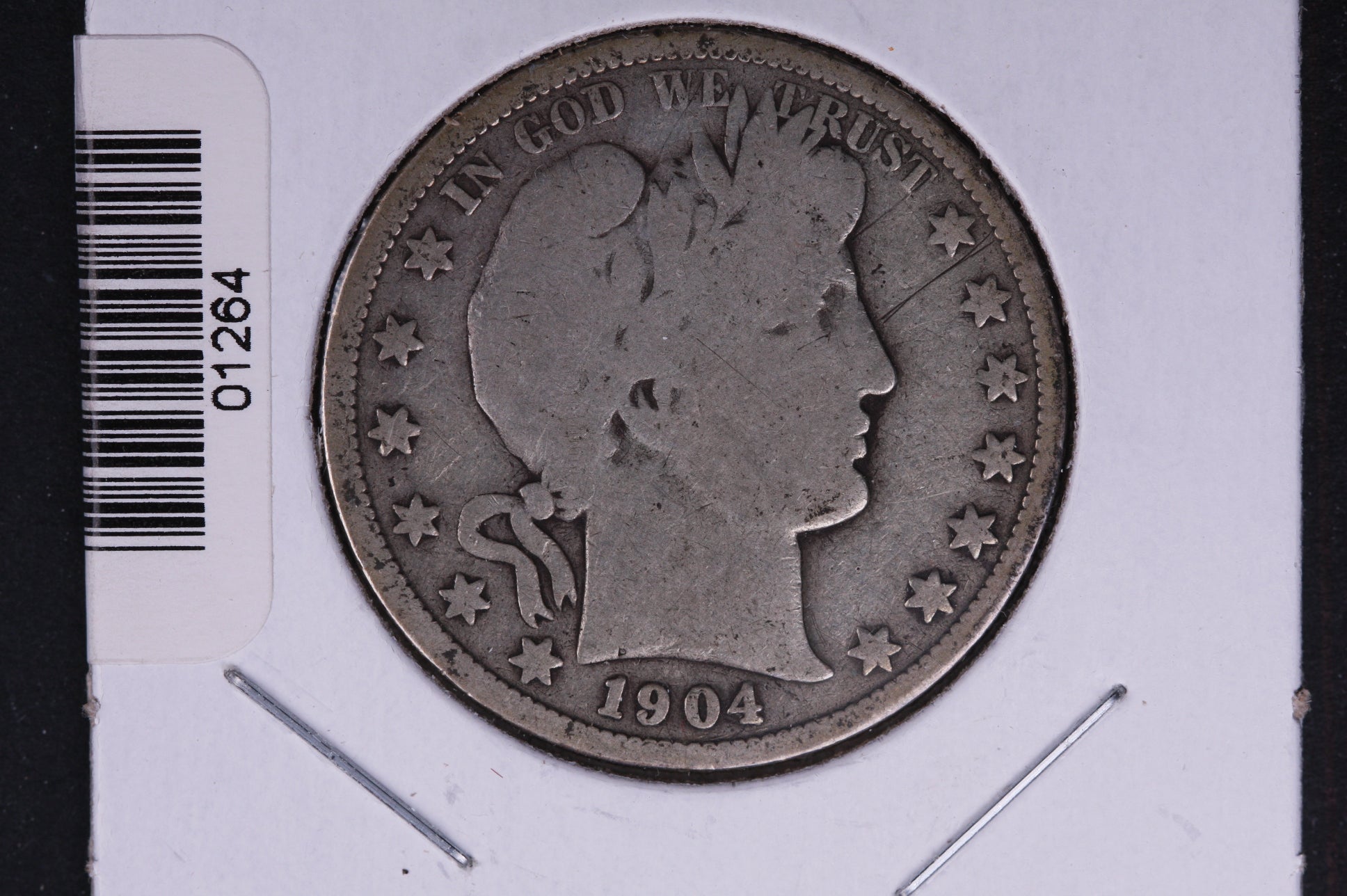 1904-O Barber Half Dollar. Average Circulated Coin. View all photos. #HR303