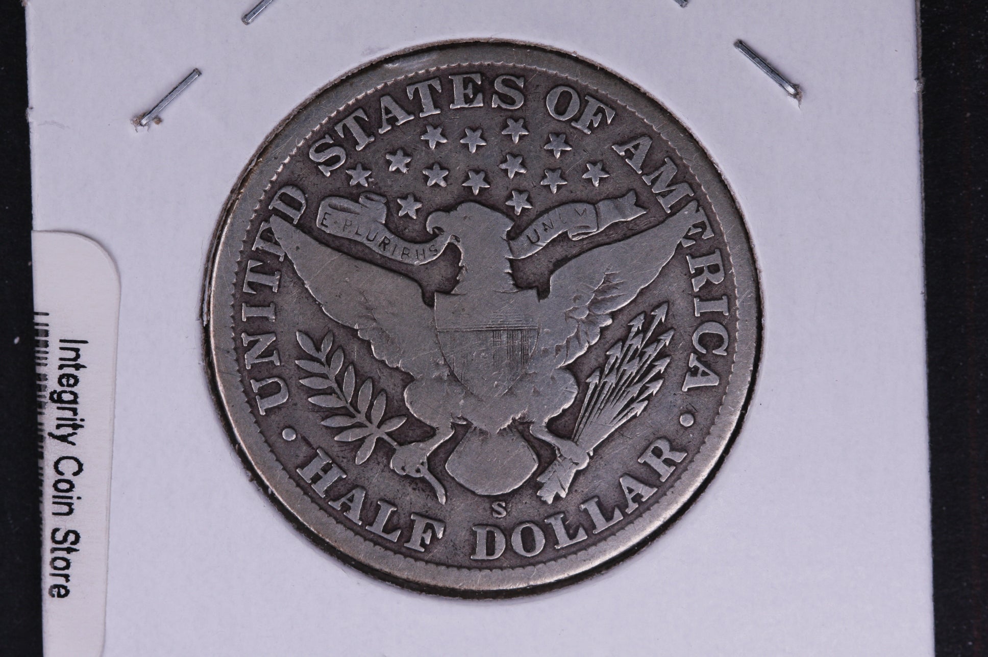1905-S Barber Half Dollar, Very Good Circulated Coin, Store #HR329