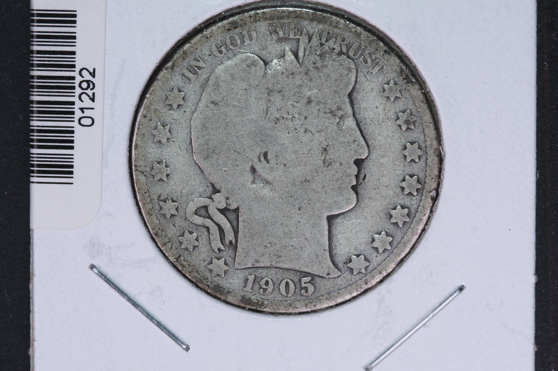 1905-S Barber Half Dollar, Good Circulated Coin, Store #HR335
