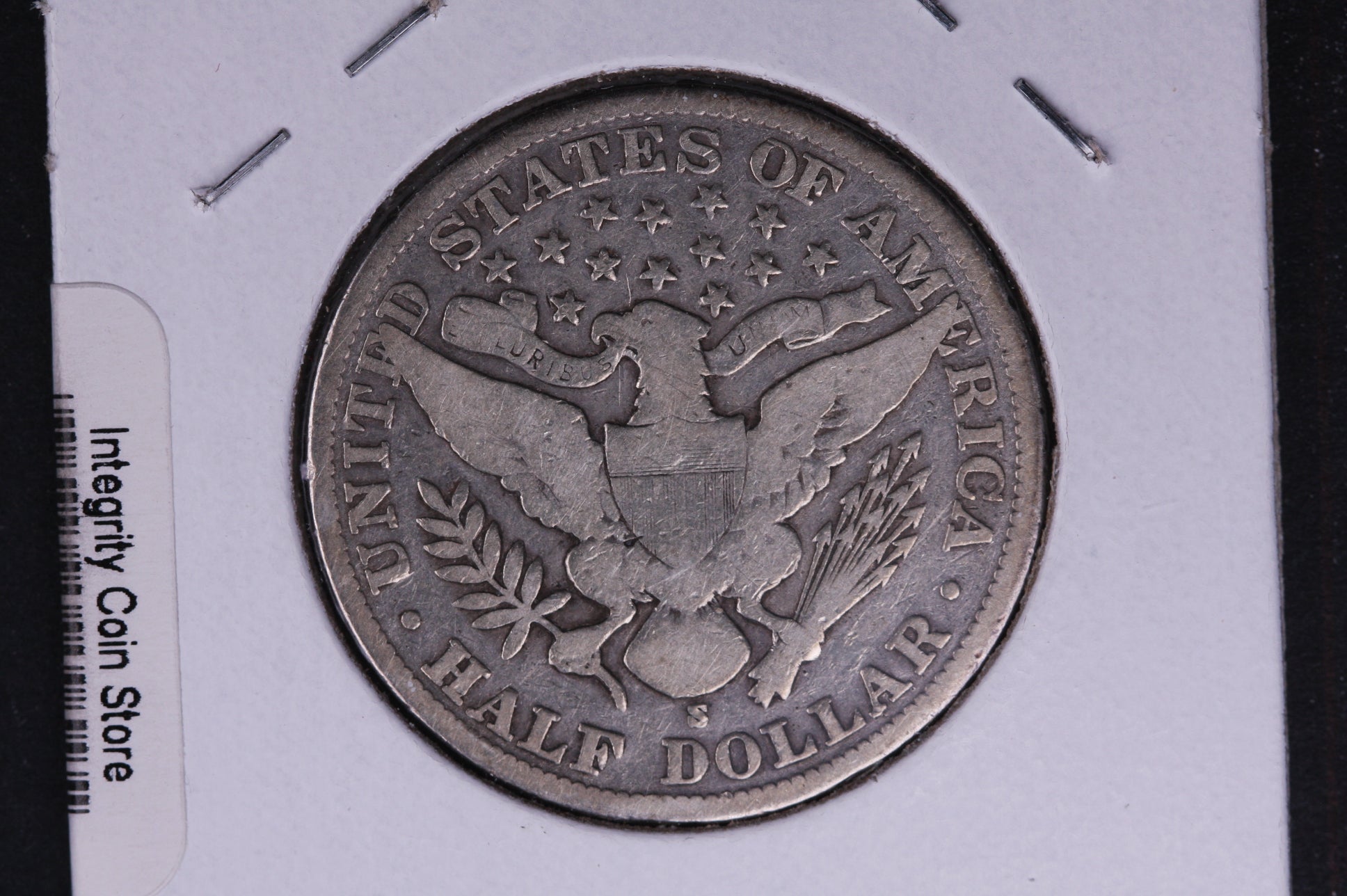 1905-S Barber Half Dollar, Good+ Circulated Coin, Store #HR322