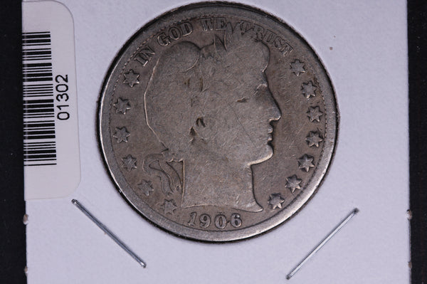 1906 Barber Half Dollar. Average Circulated Coin. View all photos. #01302