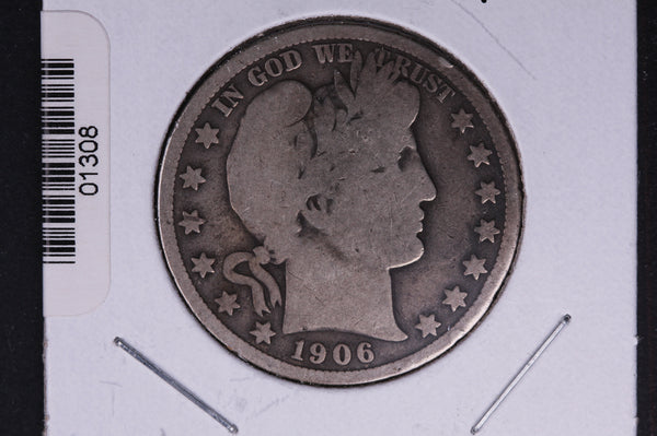 1906 Barber Half Dollar. Average Circulated Coin. View all photos. #01308