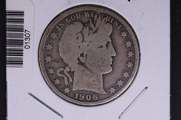 1906 Barber Half Dollar. Average Circulated Coin. View all photos. #01307