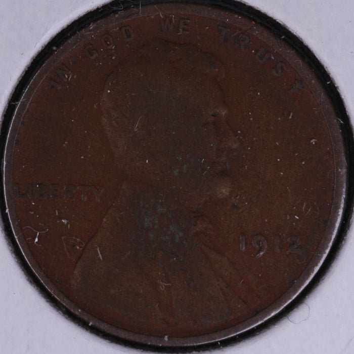 1912 Lincoln Wheat Cent, Good Circulated Coin, Store #10058