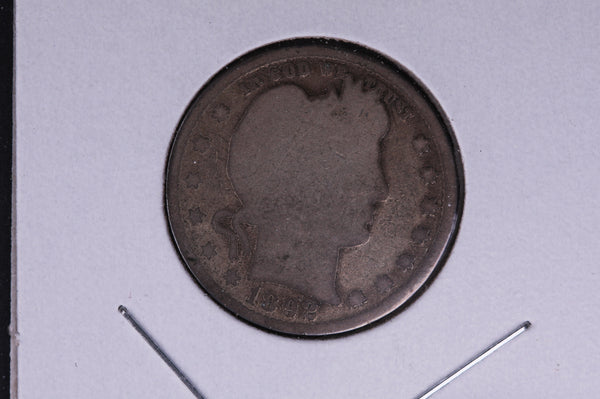 1892-S Barber Quarter.  Average Circulated Coin.  Store # 04995