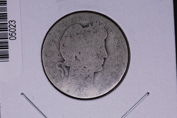 1895 Barber Quarter.  Average Circulated Coin.  Store # 05023