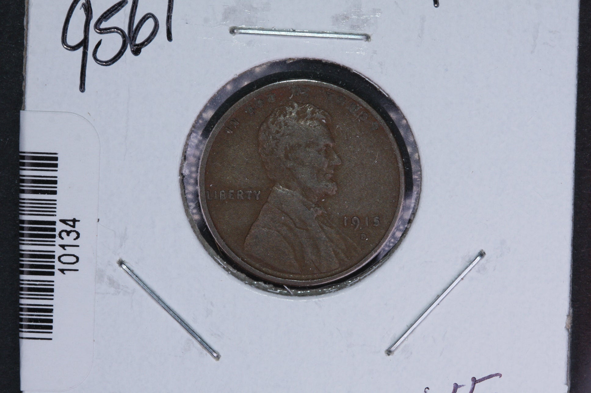 1915-D Lincoln Wheat Small Cent. Affordable Collectible Coin. Store # 10134