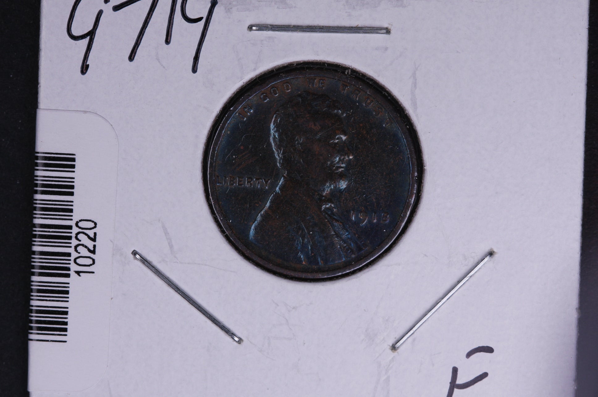 1918 Lincoln Wheat Small Cent. Affordable Collectible Coin. Store # 10220