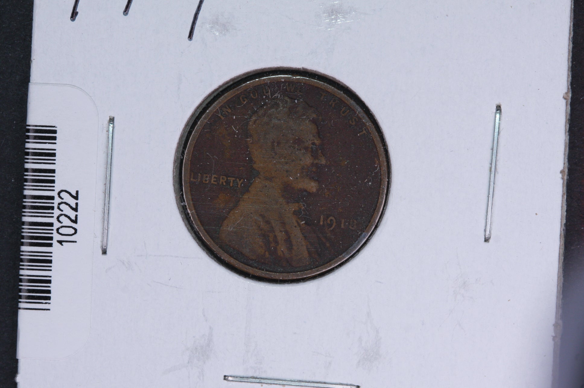 1918 Lincoln Wheat Small Cent. Affordable Collectible Coin. Store # 10222