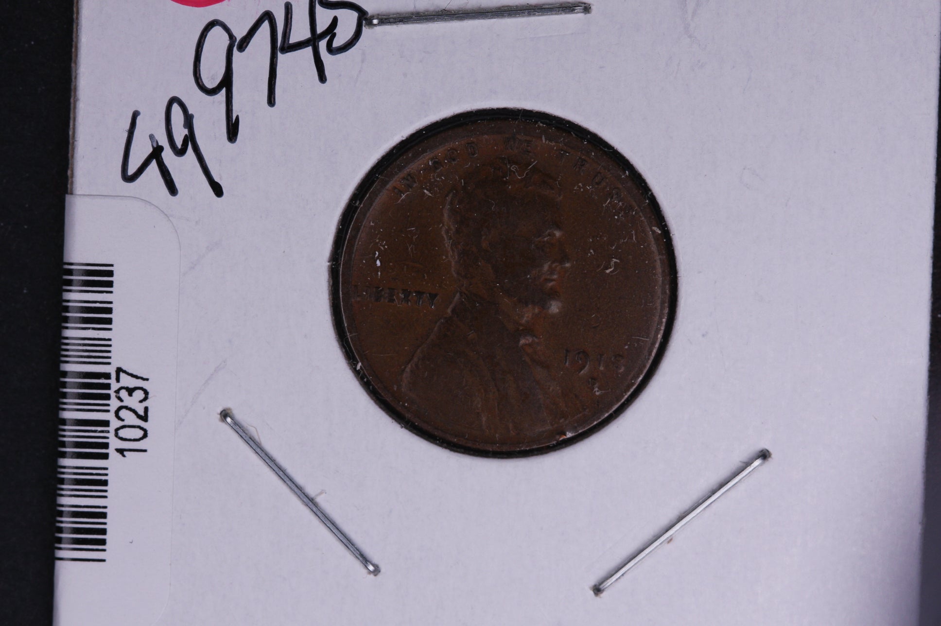 1918-D Lincoln Wheat Small Cent. Affordable Collectible Coin. Store # 10237