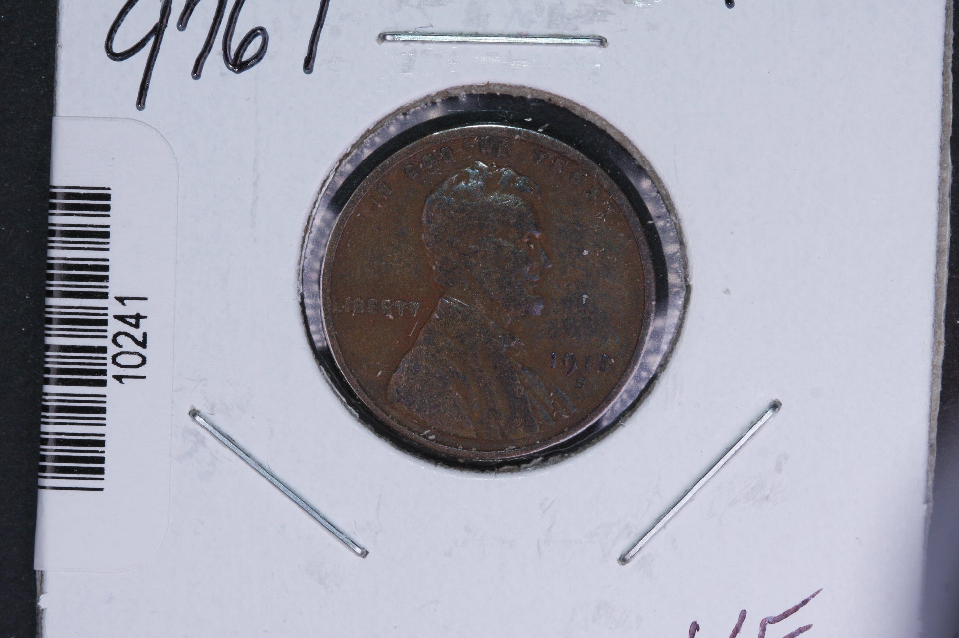 1918-S Lincoln Wheat Small Cent. Affordable Collectible Coin. Store # 10241