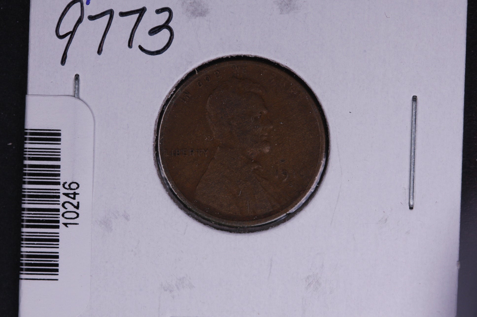 1918-S Lincoln Wheat Small Cent. Affordable Collectible Coin. Store # 10246