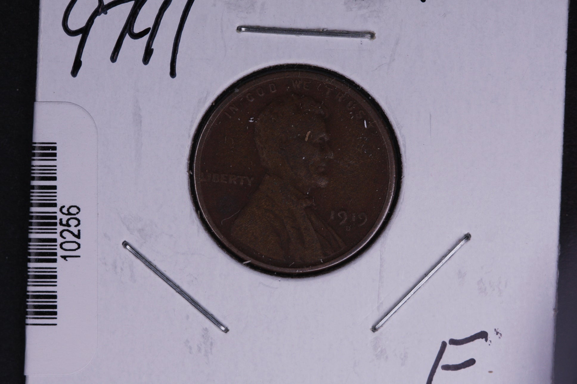 1919-D Lincoln Wheat Small Cent. Affordable Collectible Coin. Store # 10256