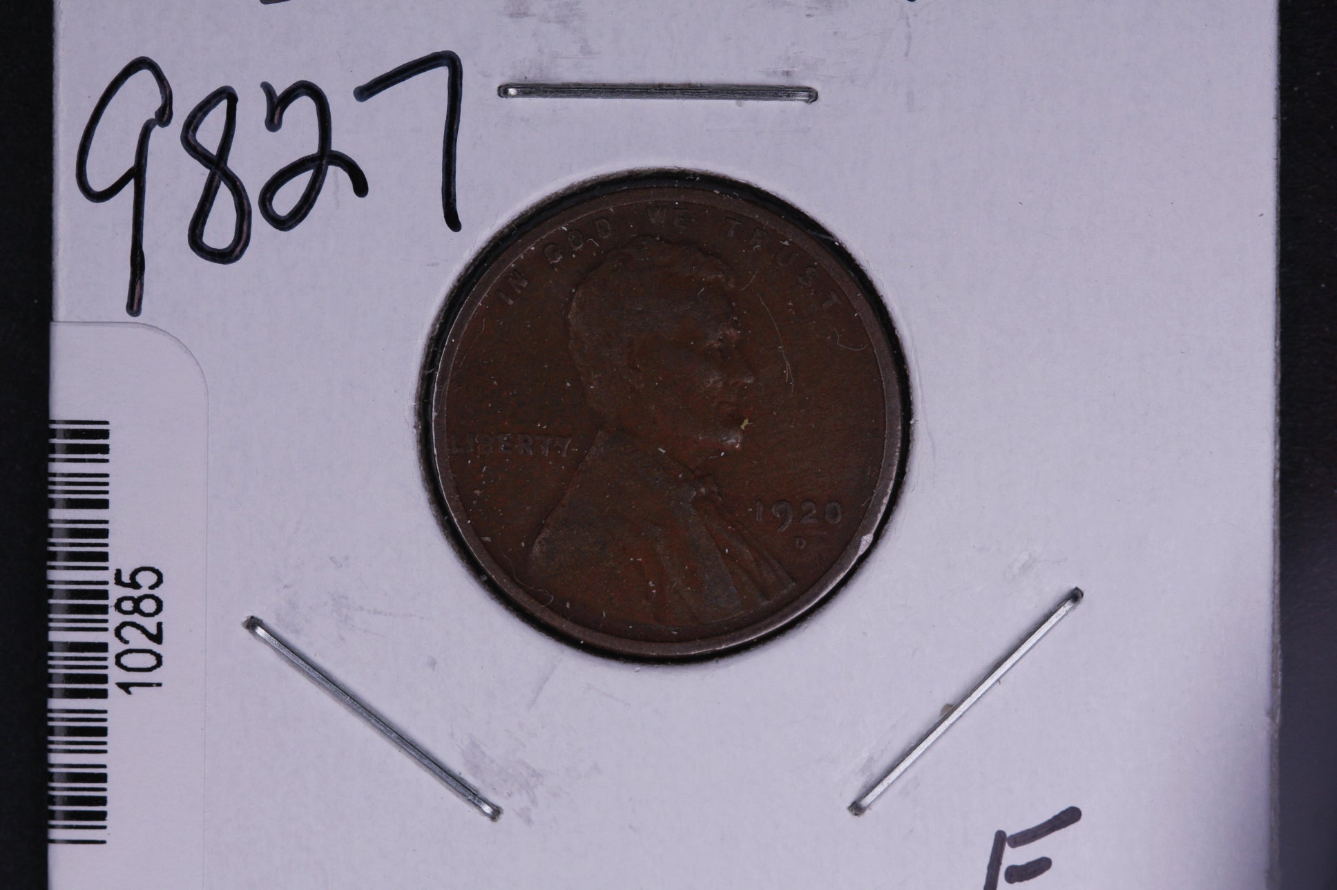 1920-D Lincoln Wheat Small Cent. Affordable Collectible Coin. Store # 10285