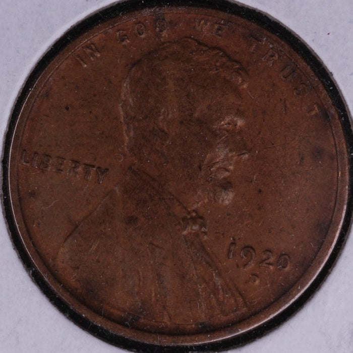 1920-D Lincoln Cent, About Uncirculated Coin, Store #10289