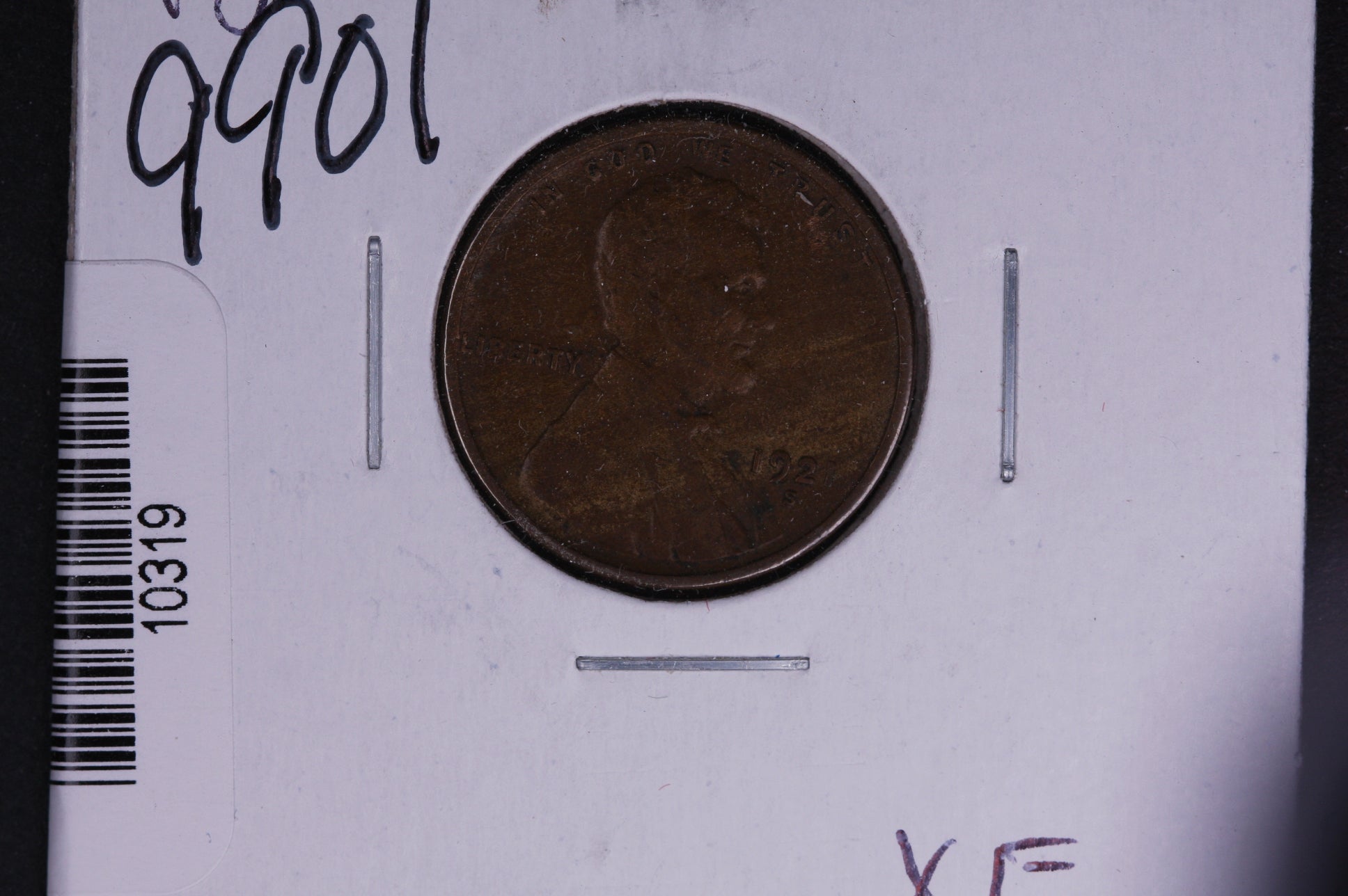 1921-S Lincoln Wheat Small Cent. Affordable Collectible Coin. Store # 10319