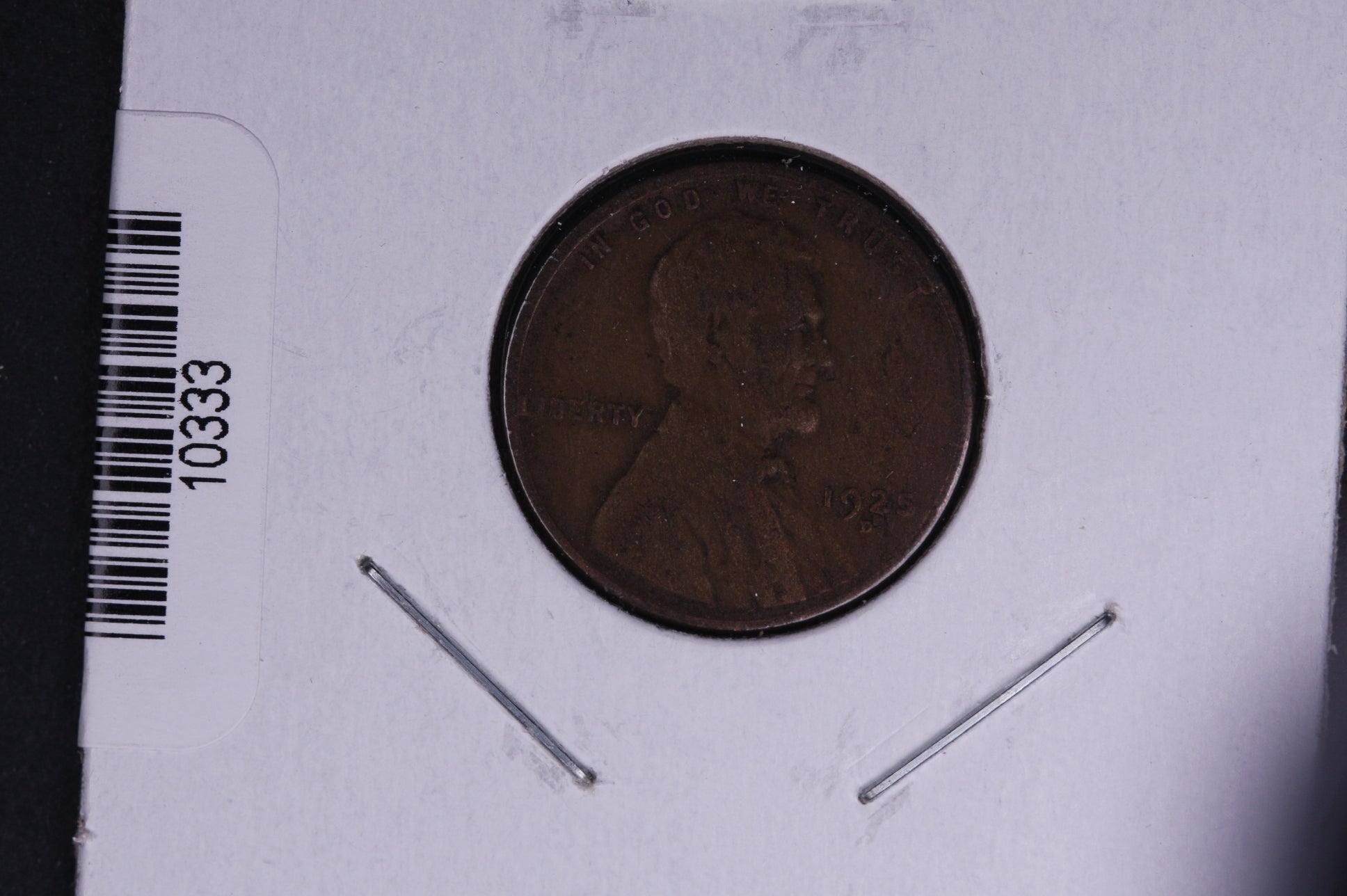 1925-D Lincoln Wheat Small Cent. Affordable Collectible Coin. Store # 10333