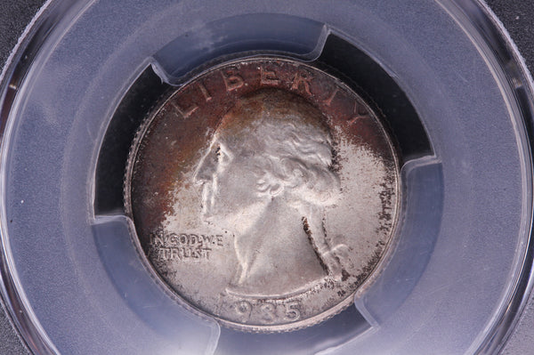 1935-S Washington Silver Quarter. "High Grade". PCGS MS-64. Store #05499