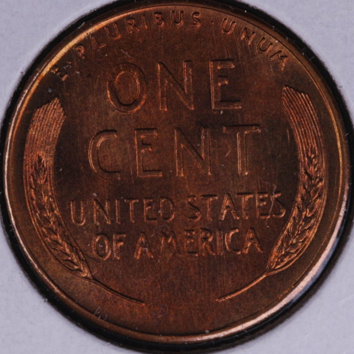 1946-S Lincoln Wheat Small Cent, Mint State Uncirculated Coin, Store #CT0504